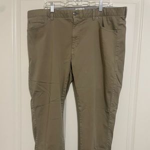 Peter Millar Pants Mens 40x32 Beige Khaki Chino Crown Cotton Blend Flat Front